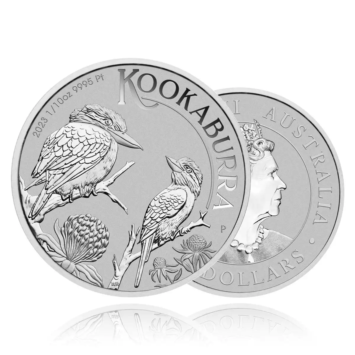 1 10oz Platinum Coin 2023 Kookaburra Perth Mint Ainslie Bullion