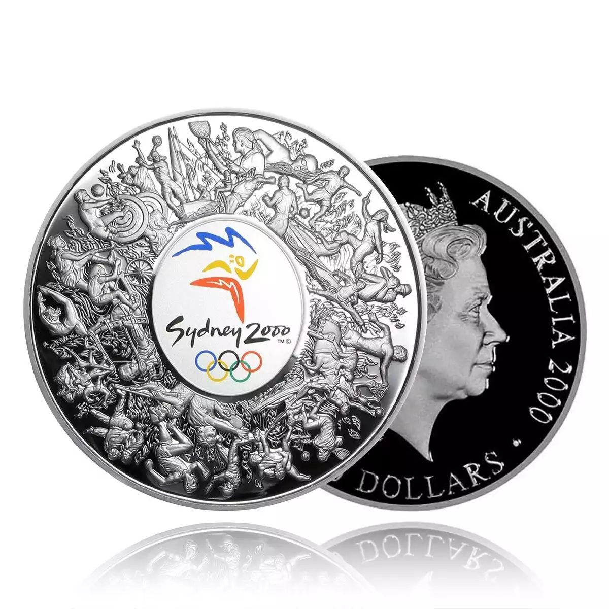 THE SYDNEY 2000 OLYMPIC SILVER COIN