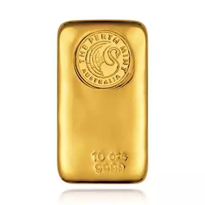 10oz Perth Mint Cast Gold Bar