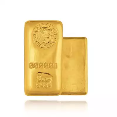 5oz Perth Mint Cast Gold Bar