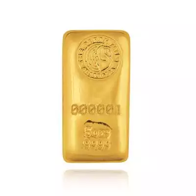 5oz Perth Mint Cast Gold Bar