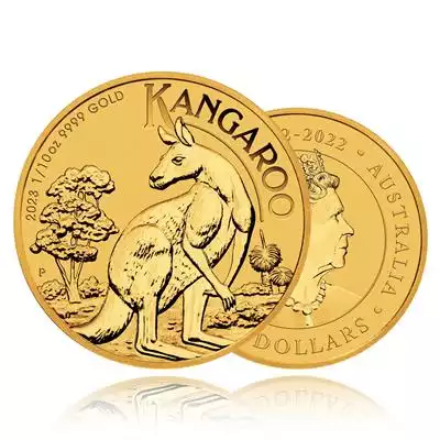 1/10oz Gold Coin 2023 Kangaroo - Perth Mint