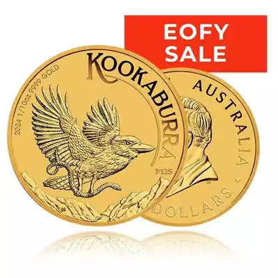 1/10oz Gold Coin 2024 Kookaburra - Perth Mint