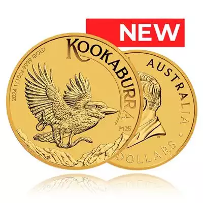1/10oz Gold Coin 2024 Kookaburra - Perth Mint