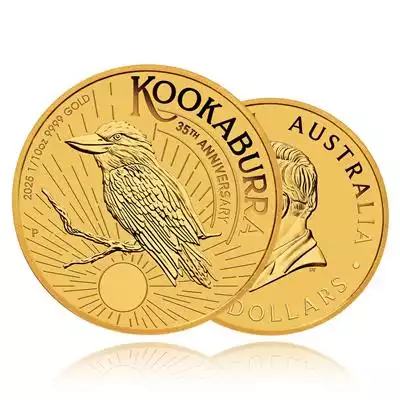 1/10oz Gold Coin 2025 Kookaburra - Perth Mint