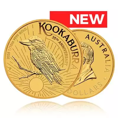 1/10oz Gold Coin 2025 Kookaburra - Perth Mint