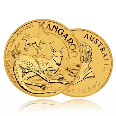 1/10oz Gold Coin 2025 Kangaroo - Perth Mint