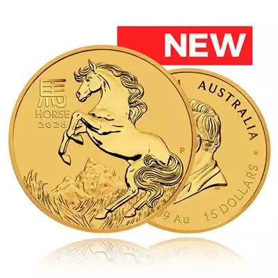 1/10oz Gold Coin 2026 Year of the Horse - Perth Mint