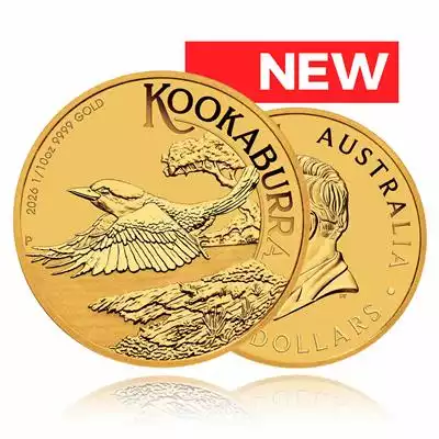 1/10oz Gold Coin 2026 Kookaburra - Perth Mint