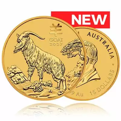 1/10oz Gold Coin 2027 Year of the Goat - Perth Mint