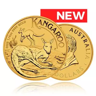 1/4oz Gold Coin 2025 Kangaroo - Perth Mint