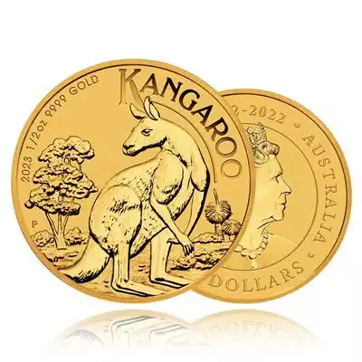 1/2oz Gold Coin 2023 Kangaroo - Perth Mint