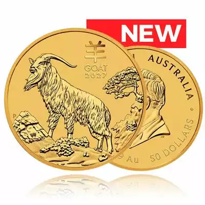 1/2oz Gold Coin 2027 Year of the Goat - Perth Mint