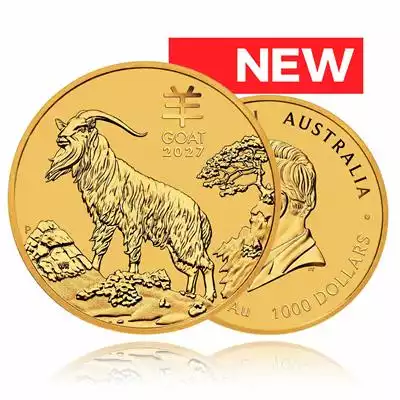 10oz Gold Coin 2027 Year of the Goat - Perth Mint