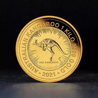 1kg Gold Coin 2021 Kangaroo -Perth Mint