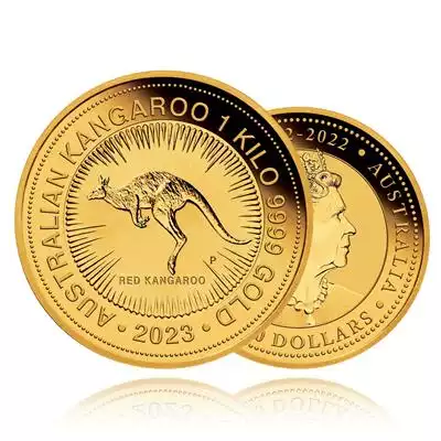 1kg Gold Coin 2023 Kangaroo -Perth Mint