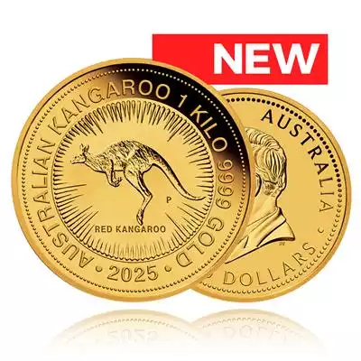 1kg Gold Coin 2025 Kangaroo - Perth Mint