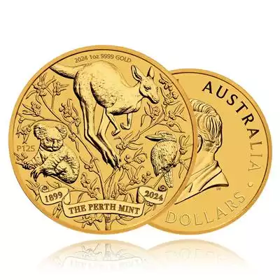 1oz Gold Coin 125th Anniversary - Perth Mint