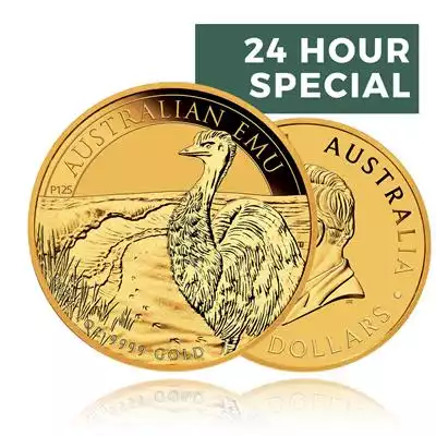 1oz Gold Coin 2024 Australian Emu - Perth Mint