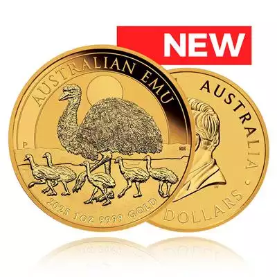 1oz Gold Coin 2025 Australian Emu - Perth Mint
