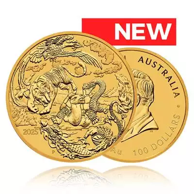 1oz Gold Coin 2025 Four Guardians - Perth Mint