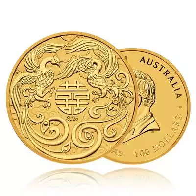 1oz Gold Coin 2026 Chinese Myths and Legends - Double Phoenix - Perth Mint