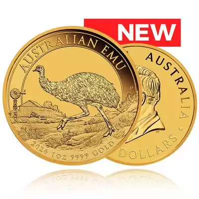 1oz Gold Coin 2026 Australian Emu - Perth Mint
