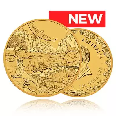 1oz Gold Coin 2026 Outback - Perth Mint