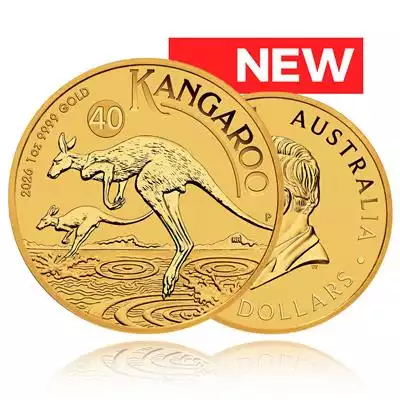 1oz Gold Coin 2026 Kangaroo - Perth Mint