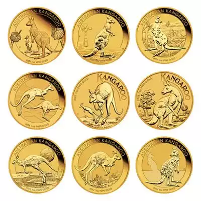 1oz Gold Coin Kangaroo - Various years