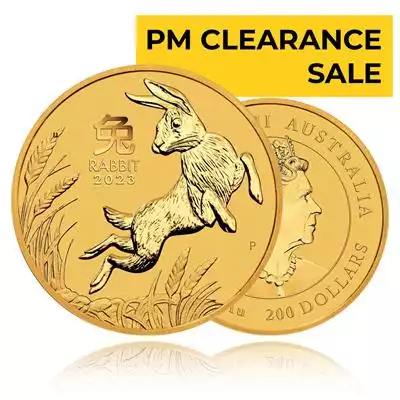 2oz Gold Coin 2023 Year of the Rabbit - Perth Mint