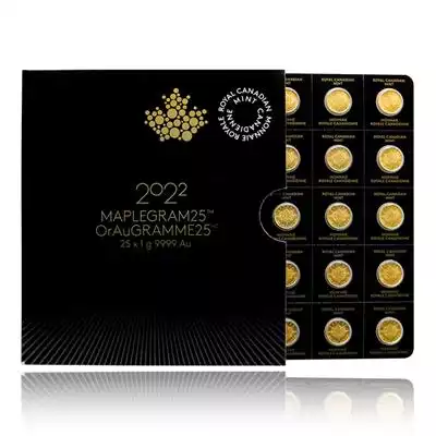 MapleGram25 (25 x 1g gold coins)