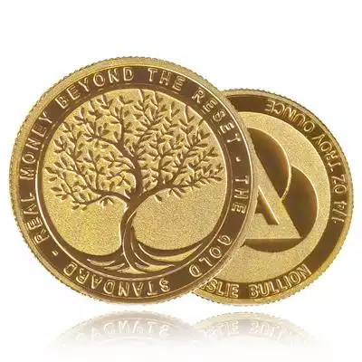 1/4oz Ainslie Minted Gold Round 