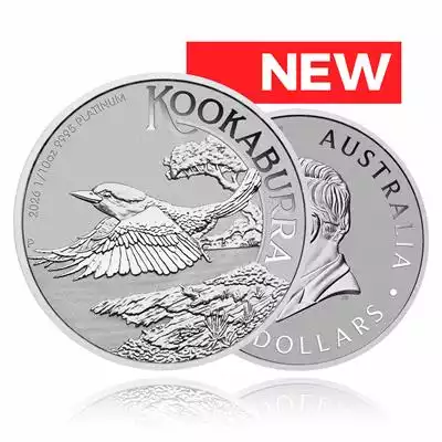 1/10oz Platinum Coin 2026 Kookaburra - Perth Mint