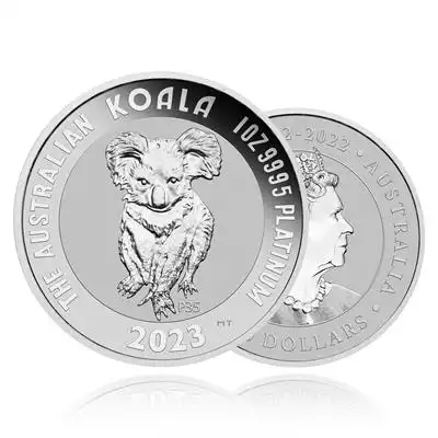 1oz 2023 Platinum Coin Koala 35th Anniversary Perth Mint