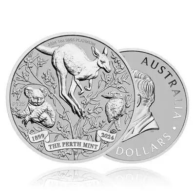 1oz Platinum Coin 125th Anniversary - Perth Mint