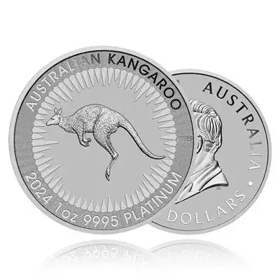 1oz Platinum Coin 2024 Kangaroo - Perth Mint