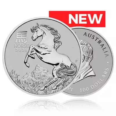 1oz Platinum Coin 2026 Year of the Horse - Perth Mint