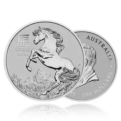 1oz Platinum Coin 2026 Year of the Horse - Perth Mint