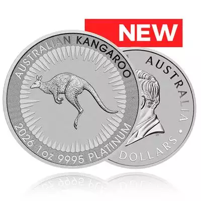 1oz Platinum Coin 2026 Kangaroo - Perth Mint
