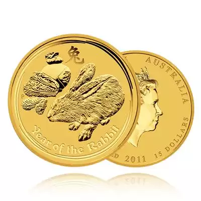 1/10oz Gold Coin 2011 Year of the Rabbit - Perth Mint (incl GST)