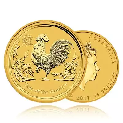 1/10oz Gold Coin 2017 Year of the Rooster - Perth Mint 