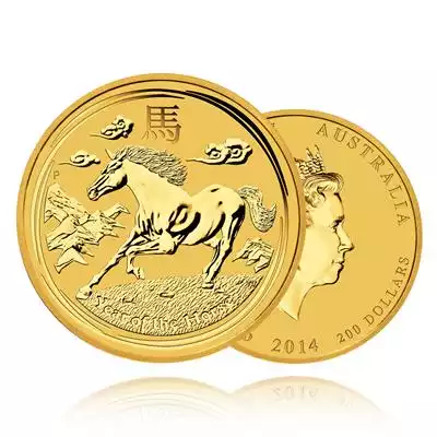 2oz Gold Coin 2014 Year of the Horse - Perth Mint
