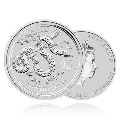 1kg Silver Coin 2013 Year of the Snake - Perth Mint