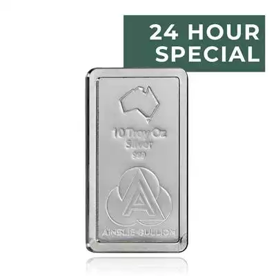 10oz Ainslie Silver Stacker Bar
