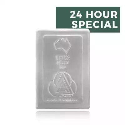 1kg Ainslie Silver Stacker Bar