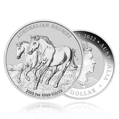 1oz Silver Coin 2023 Australian Brumby - Perth Mint