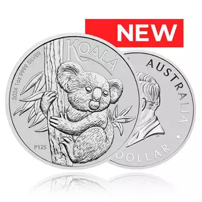 1oz Silver Coin 2024 Koala - Perth Mint