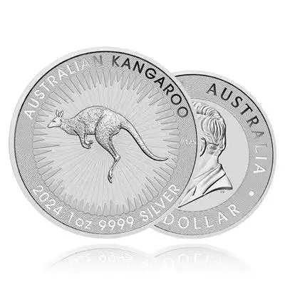 1oz Silver Coin 2024 Kangaroo - Perth Mint