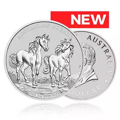1oz Silver Coin 2025 Australian Brumby - Perth Mint